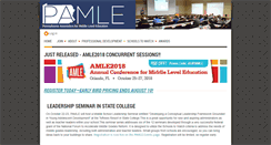 Desktop Screenshot of pamle.org